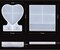 LET'S RESIN Epoxy Molds Silicone, Large Size Picture Frames Silicone Molds Rectangle & Heart Shape Epoxy Resin Molds for DIY Home Table Décor